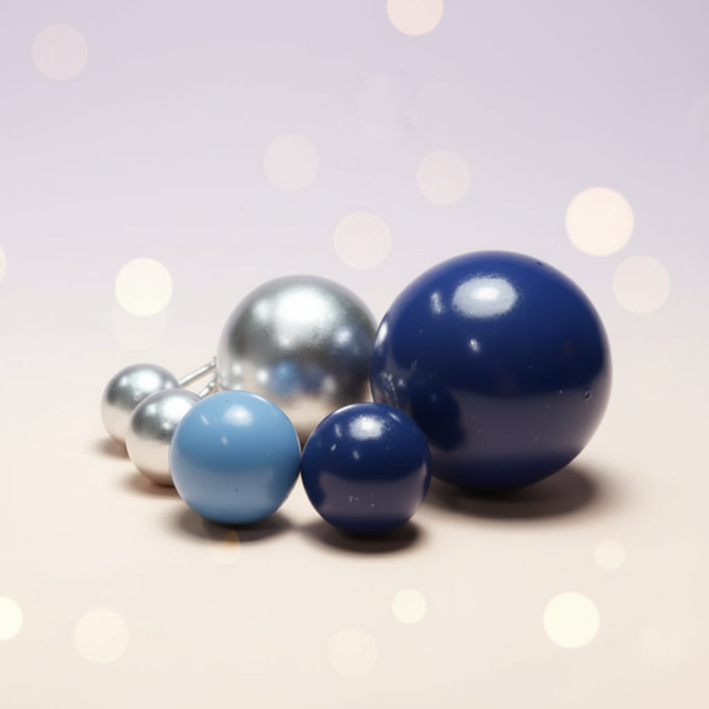 Toppers de Globos en Espuma para Decoración de Tortas (Monocromáticos / Surtidos)