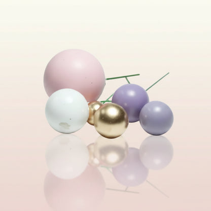 Toppers de Globos en Espuma para Decoración de Tortas (Monocromáticos / Surtidos)