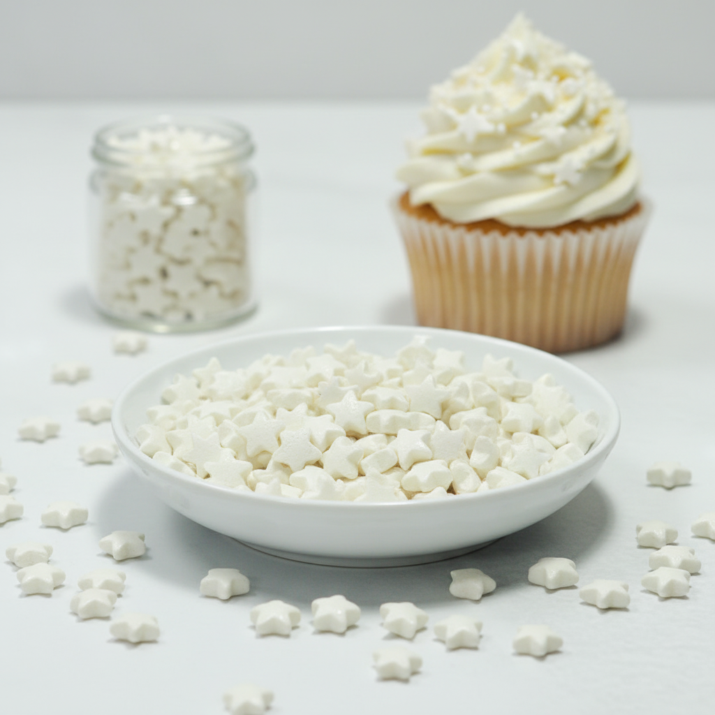Grageas Comestibles Estrella Blanca - Vallia Repostería