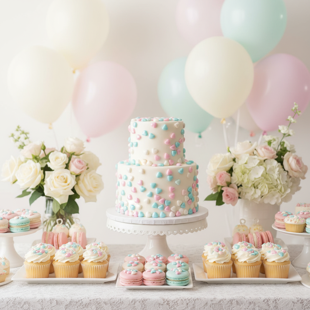 Grageas Corazones - Baby Shower