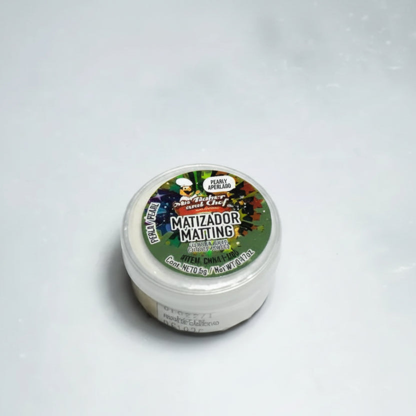 Matizador Perla Metalizado Ma Baker - Efecto Nácar Elegante (5g) para decoración profesional - Vallia Repostería