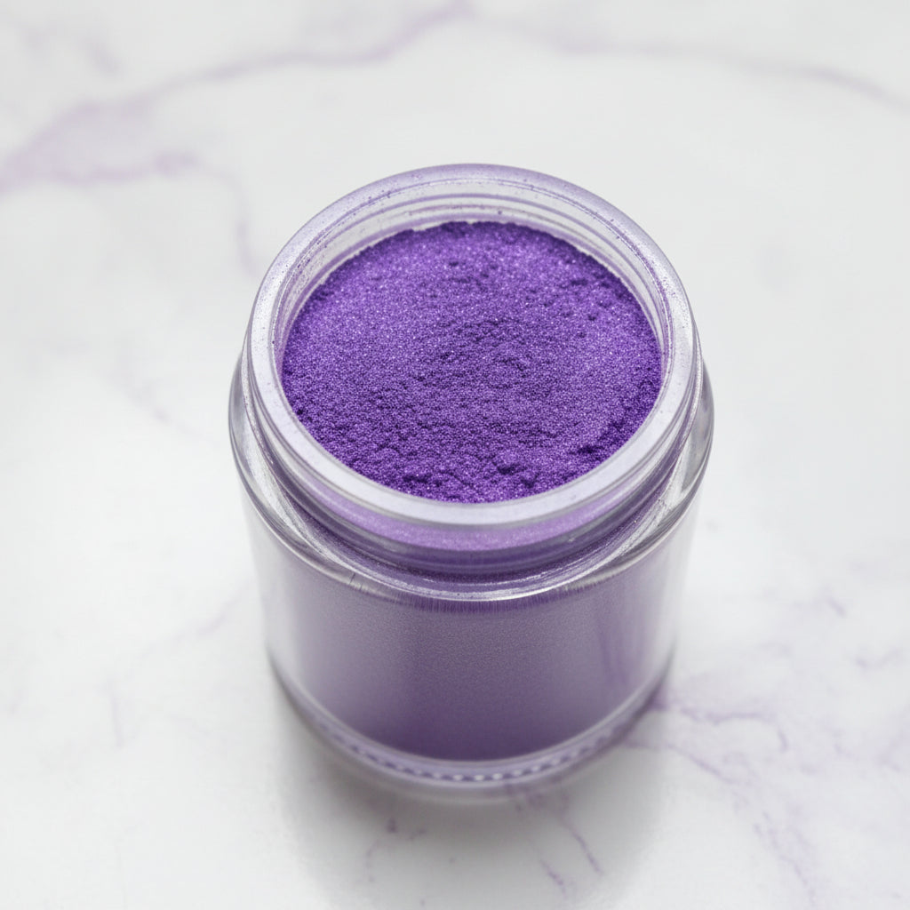 Polvo matizador comestible color mora azul violeta intenso en frasco – colorante para decoración de tortas y repostería - Vallia Reposteria