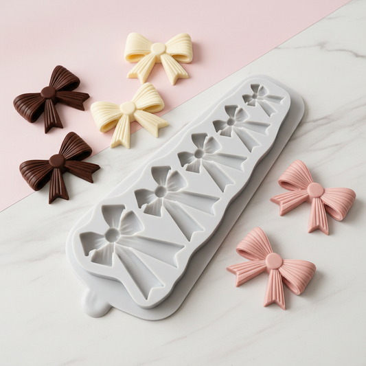 Molde de Silicona Lazos - Vallia Repostería