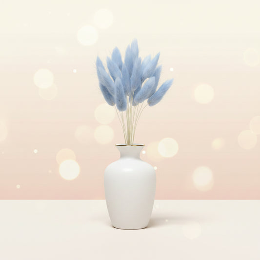 Ramillete de Flores Secas Cola de Conejo (Lagurus) - Set Decorativo