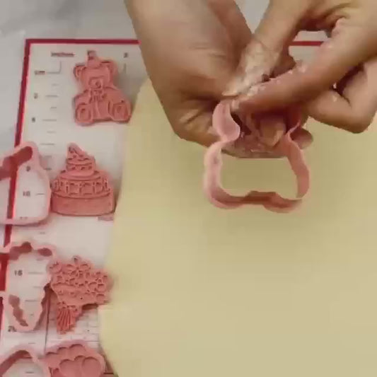 Cortador y Sello 3D Navideño con Mensaje - ¡Elige tu Diseño Favorito!