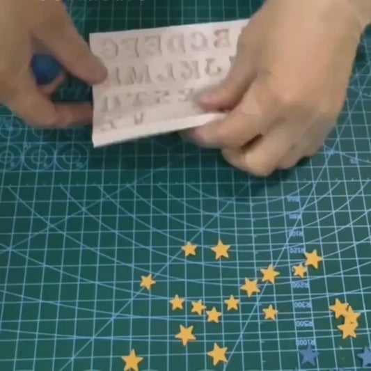 Molde de Silicona Letras del Abecedario