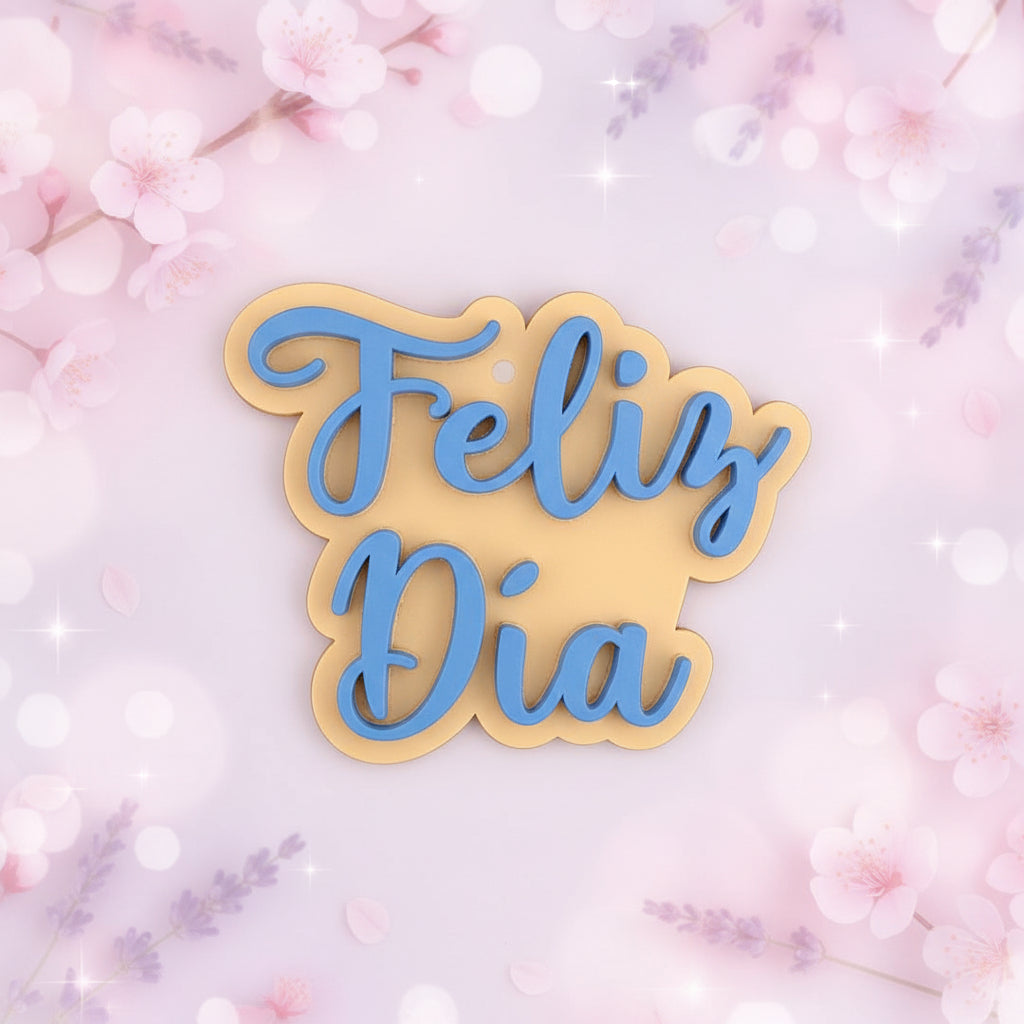 Sello Texturizador Marcador de Frases de Amor para Fondant y Galletas (5.5 cm)