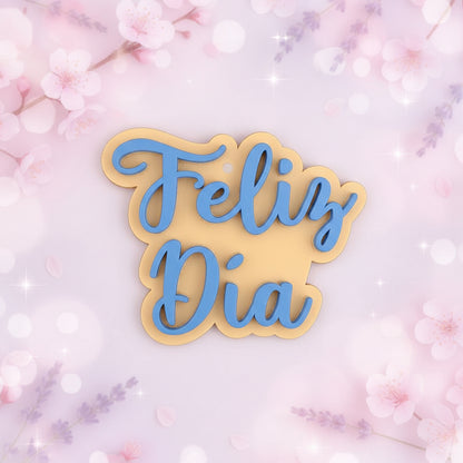 Sello Texturizador Marcador de Frases de Amor para Fondant y Galletas (5.5 cm)