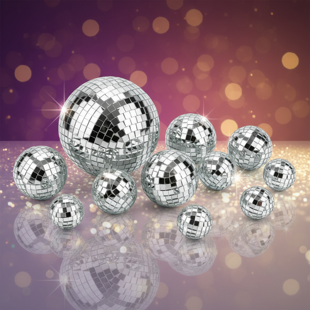 Set de 10 esferas disco