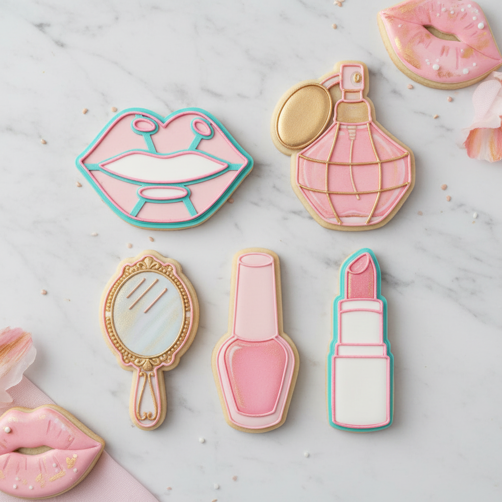 Set de cortadores de maquillaje - fotografía profesional corregida