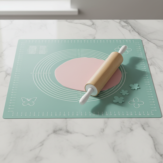 Tapete de Silicona Antiadherente con Medidas - Vallia Repostería