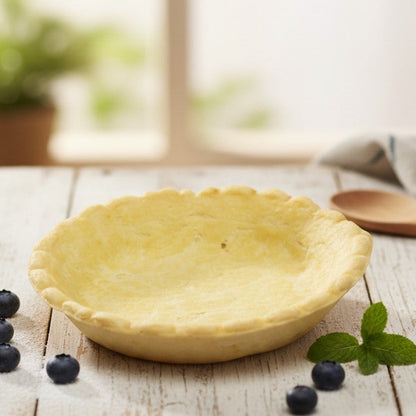 Base para tartaleta horneada de 10 cm con borde estriado, masa sablée artesanal lista para rellenar – Vallia Repostería