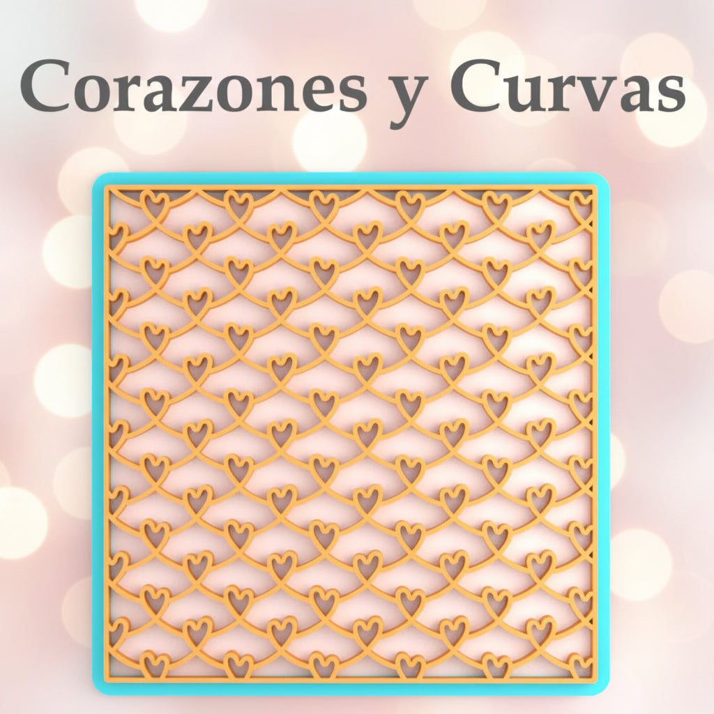 Sellos Texturizadores para Fondant y Galletas - 10 Diseños Disponibles