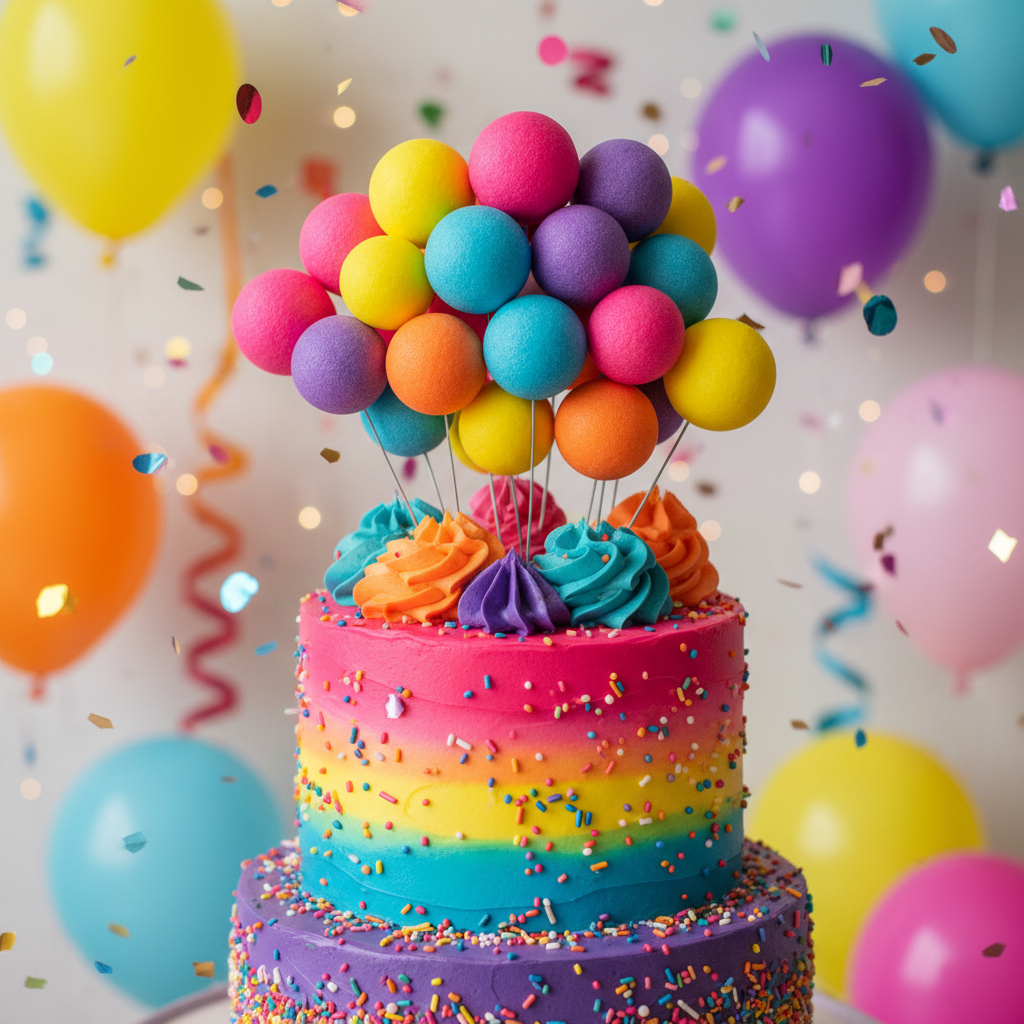 Toppers de Globos – Cumpleaños