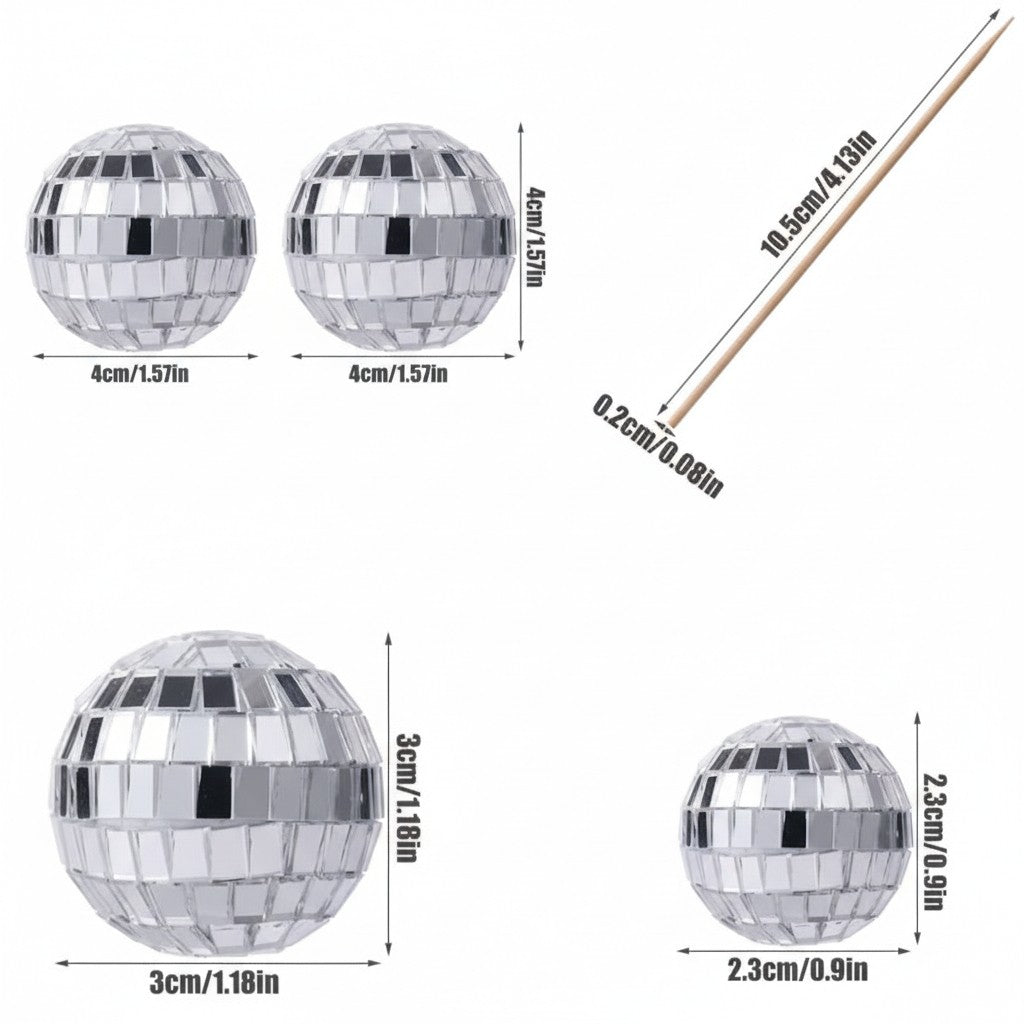 Set de Esferas Disco: ¡El Toque Retro y Brillante para tus Fiestas!