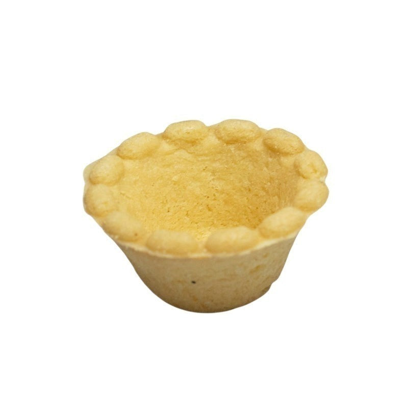 Base para tartaleta artesanal Vallia Repostería con bordes ondulados y textura crujiente lista para rellenar