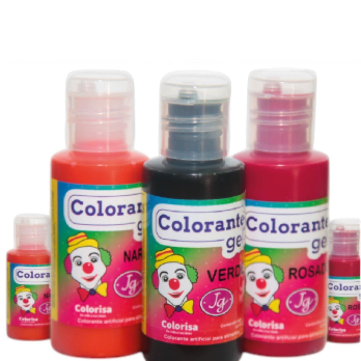 Frascos de colorante en gel Colorisa de Vallia Repostería en varios tonos vibrantes para repostería profesional