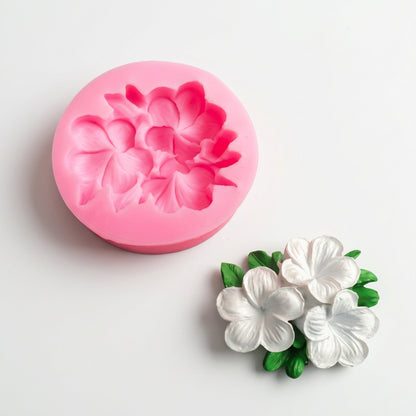Molde de silicona rosa Vallia Repostería para repostería con diseño de flores detalladas y figuras terminadas