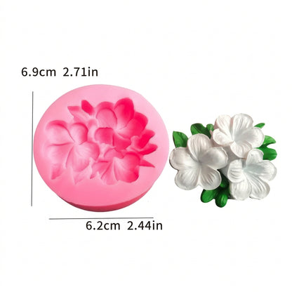 Molde de silicona rosa Vallia Repostería para repostería con diseño de flores detalladas y acabado antiadherente