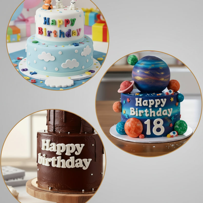 Molde de Silicona Letras del Abecedario Mayúsculas, Minúsculas y Números